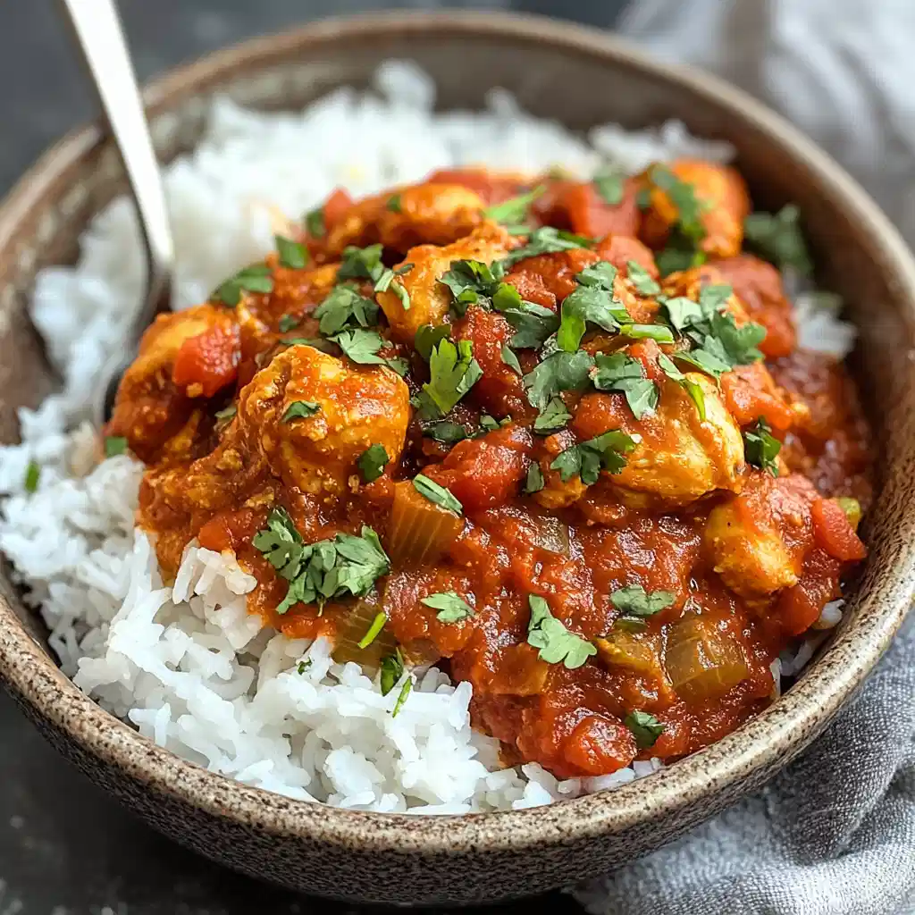 Ingredients for a low-calorie chicken tikka masala recipe