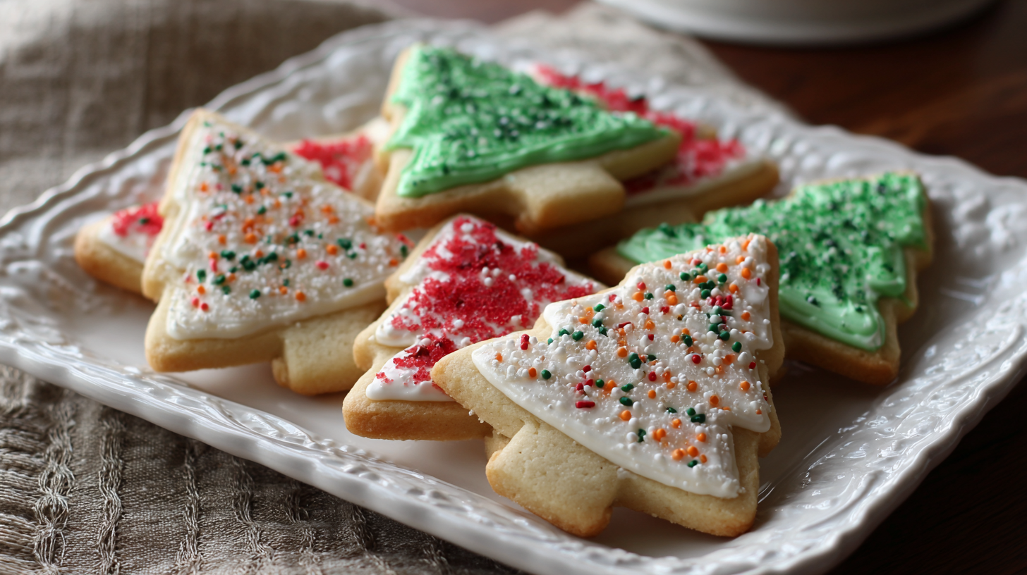 Christmas Tree Sugar Cookies