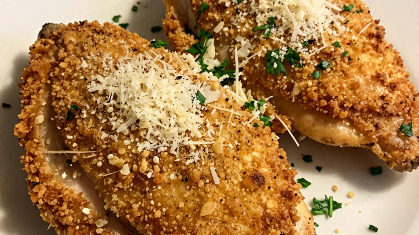 Homemade Parmesan Crusted Chicken Recipe