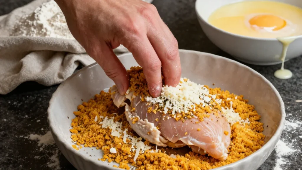 Homemade Parmesan Crusted Chicken Recipe