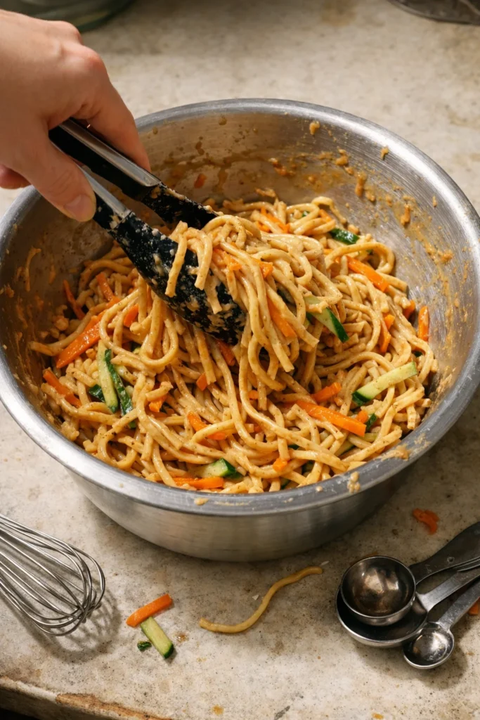 Spicy Peanut Noodles