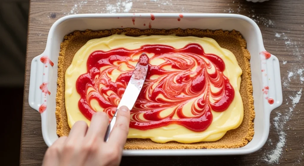 strawberry lemon bars