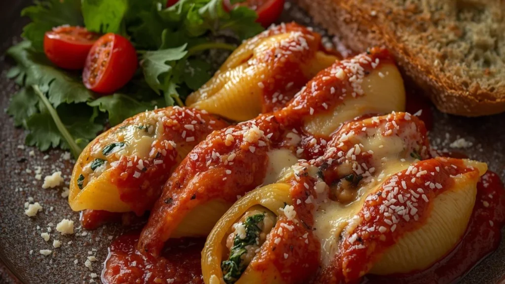 Spinach Ricotta Stuffed Shells