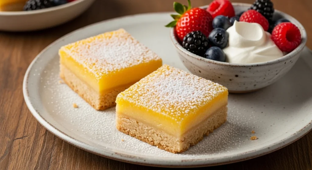 strawberry lemon bars