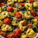 Pesto Tortellini Summer Skillet