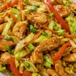 Cabbage Crunch Chicken Stir Fry