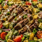 Chili Lime Steak Taco Salad
