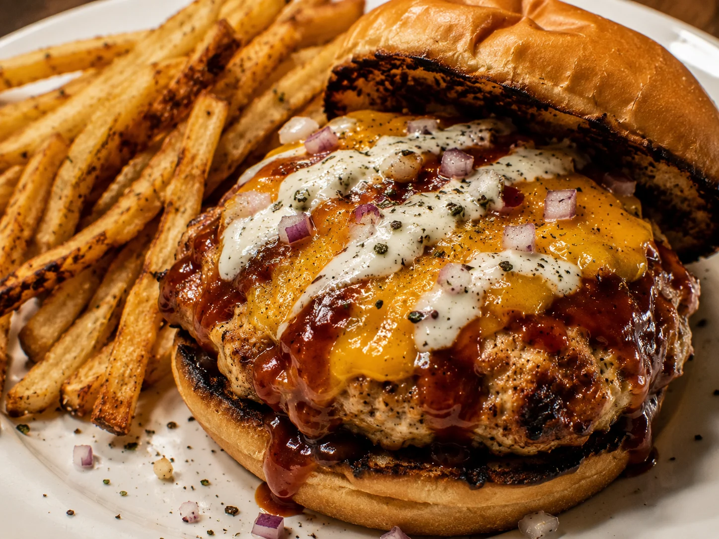 BBQ Ranch Turkey Burgers