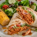 BBQ Ranch Chicken Wraps
