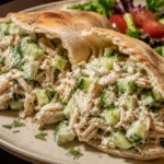 Cucumber Chicken Salad Pitas