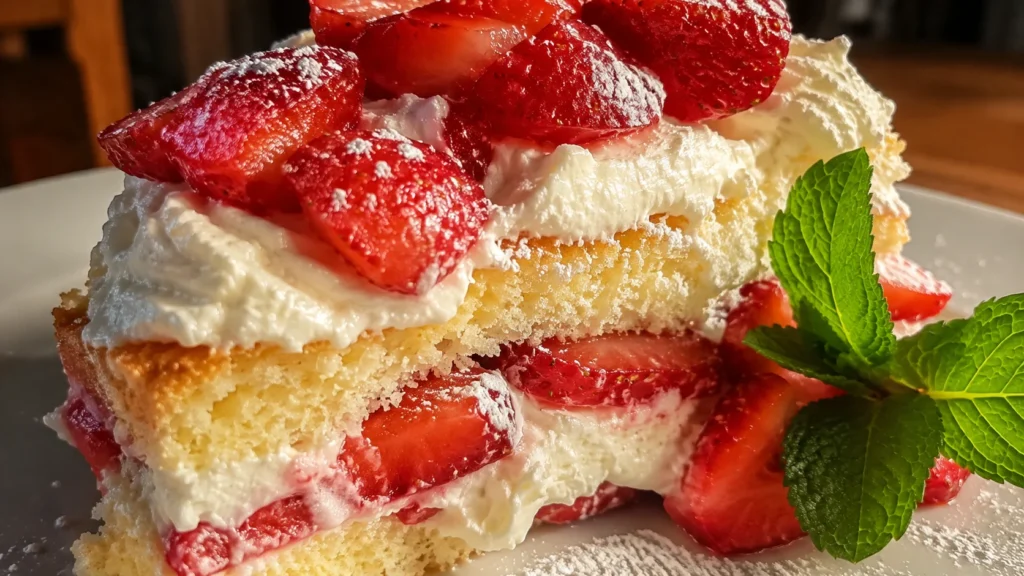 strawberry shortcake cake