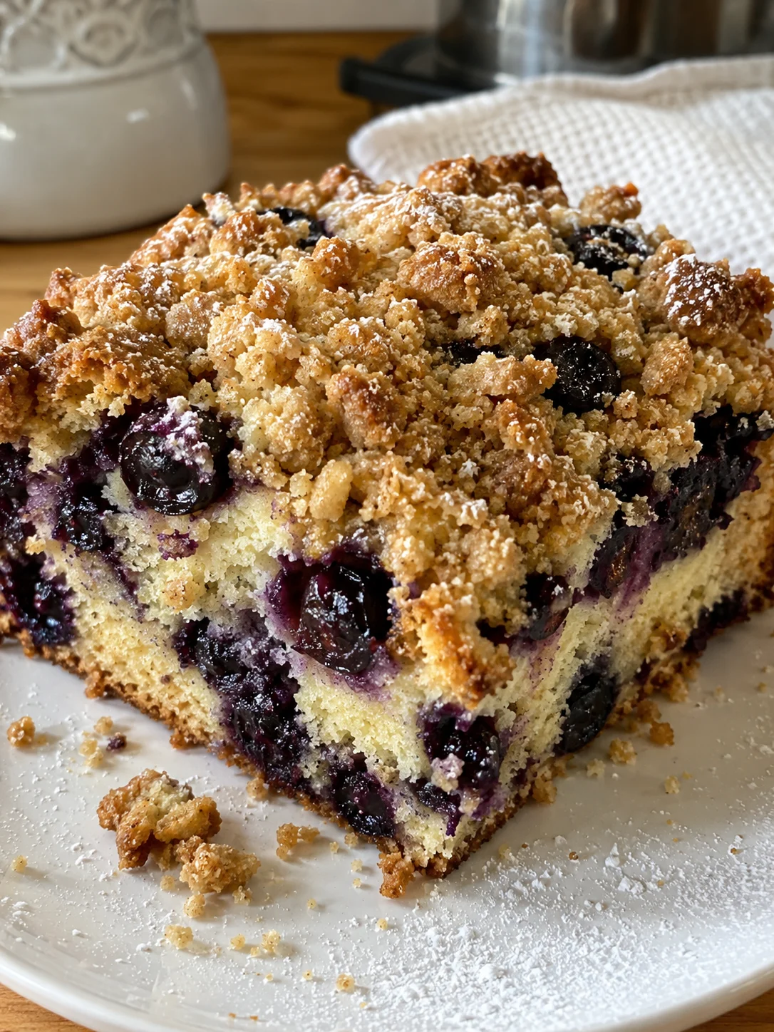 French Blueberry Coffee Cake