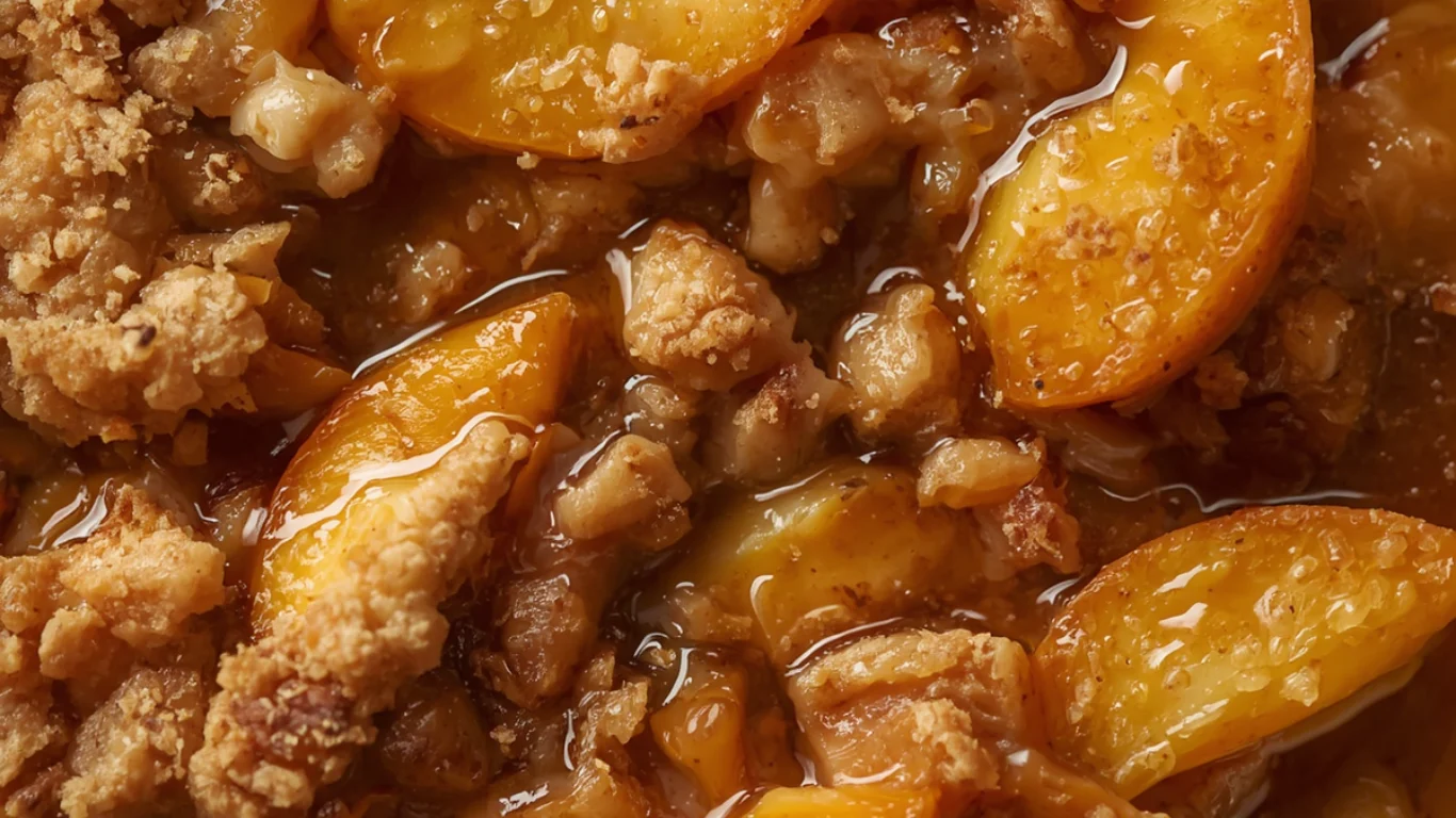 Peach Cobbler Dump Cake