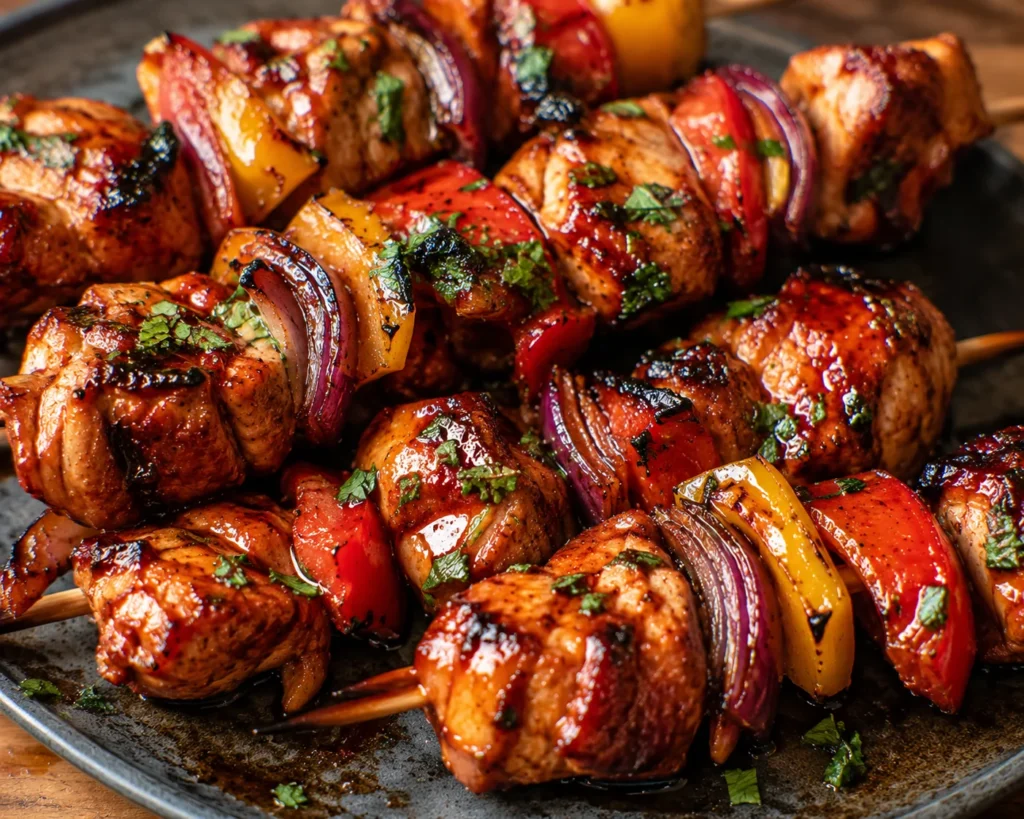 BBQ Chicken Skewers