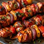 BBQ Chicken Skewers