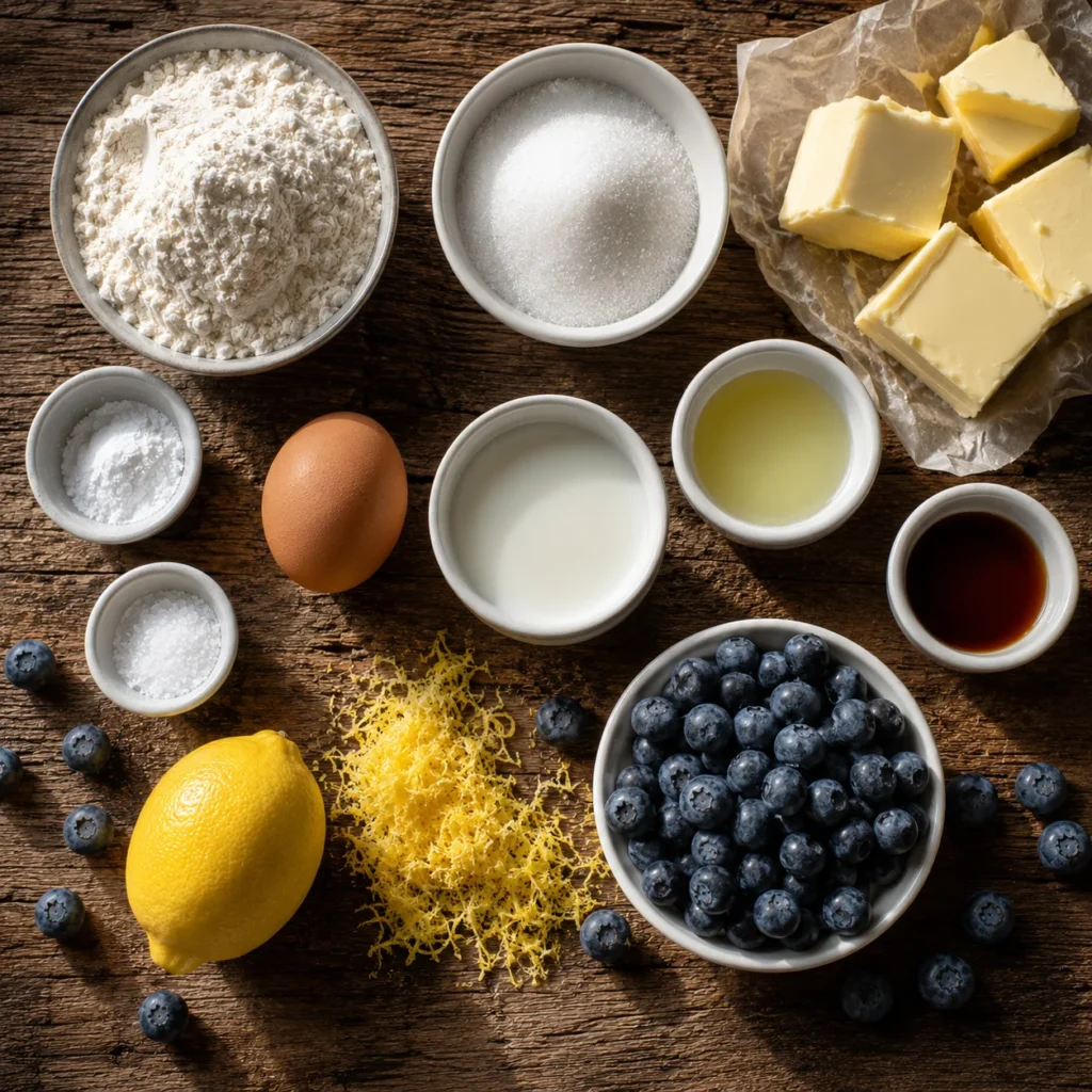 Lemon Blueberry Muffins