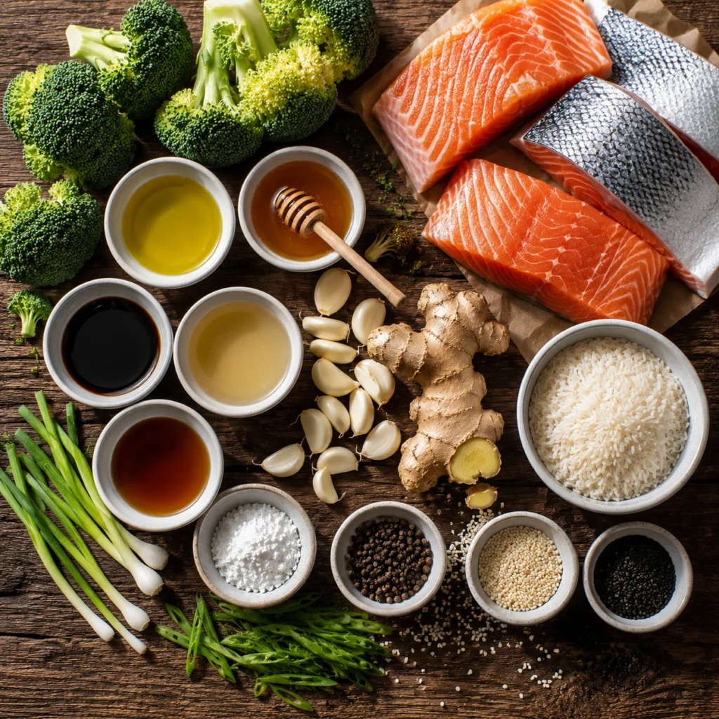 Honey Garlic Salmon Bowls