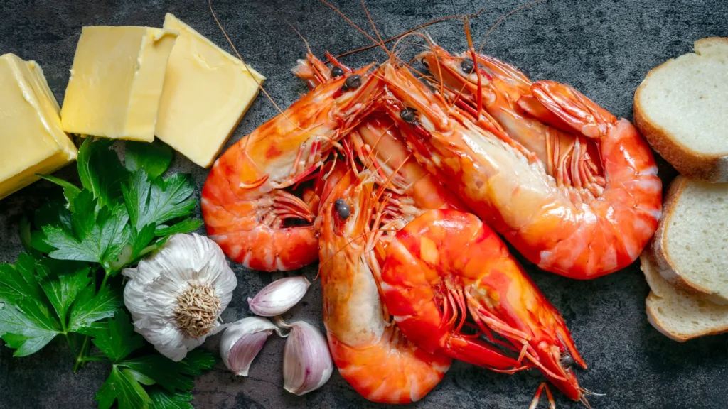 Garlic Butter Shrimp Foil Packs
