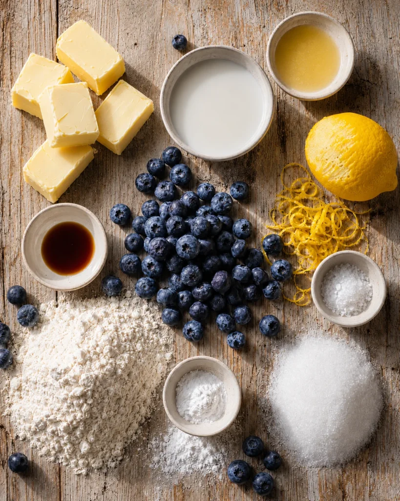 blueberry lemon cake