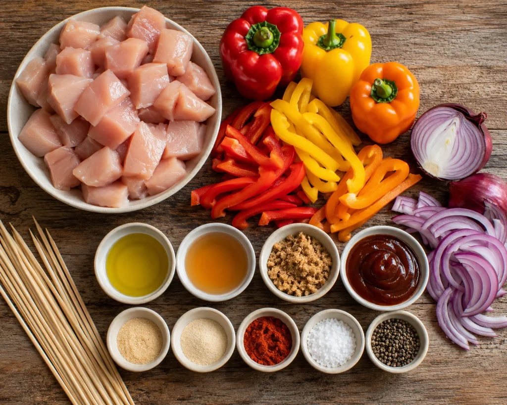 BBQ Chicken Skewers