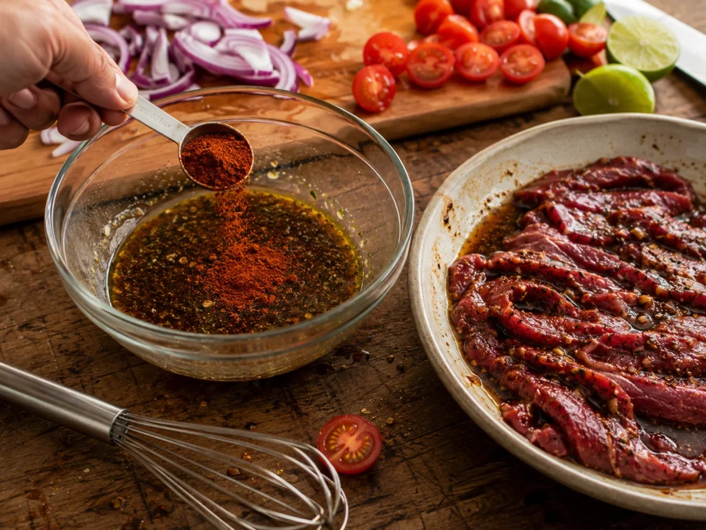 Chili Lime Steak Taco Salad