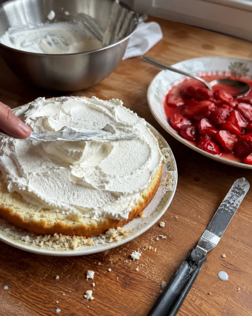 strawberry shortcake cake