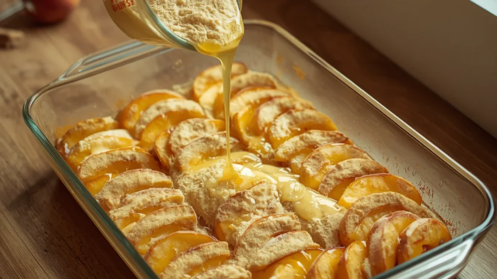 Peach Cobbler Dump Cake