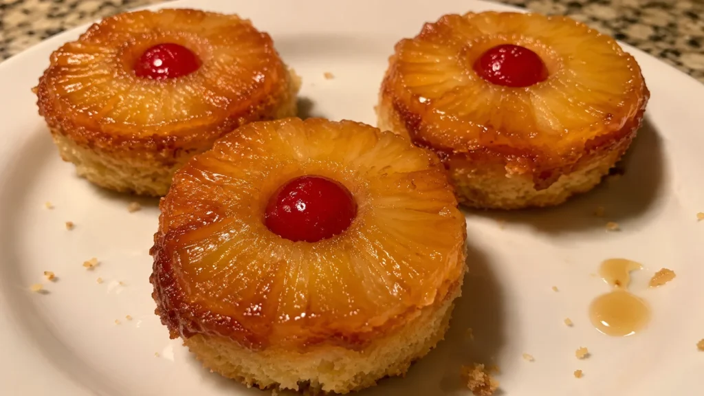 Pineapple Upside Down Cupcakes