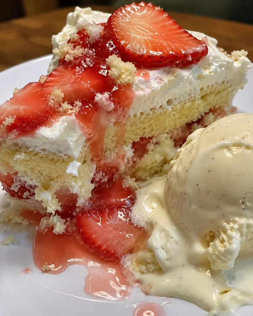 strawberry shortcake cake