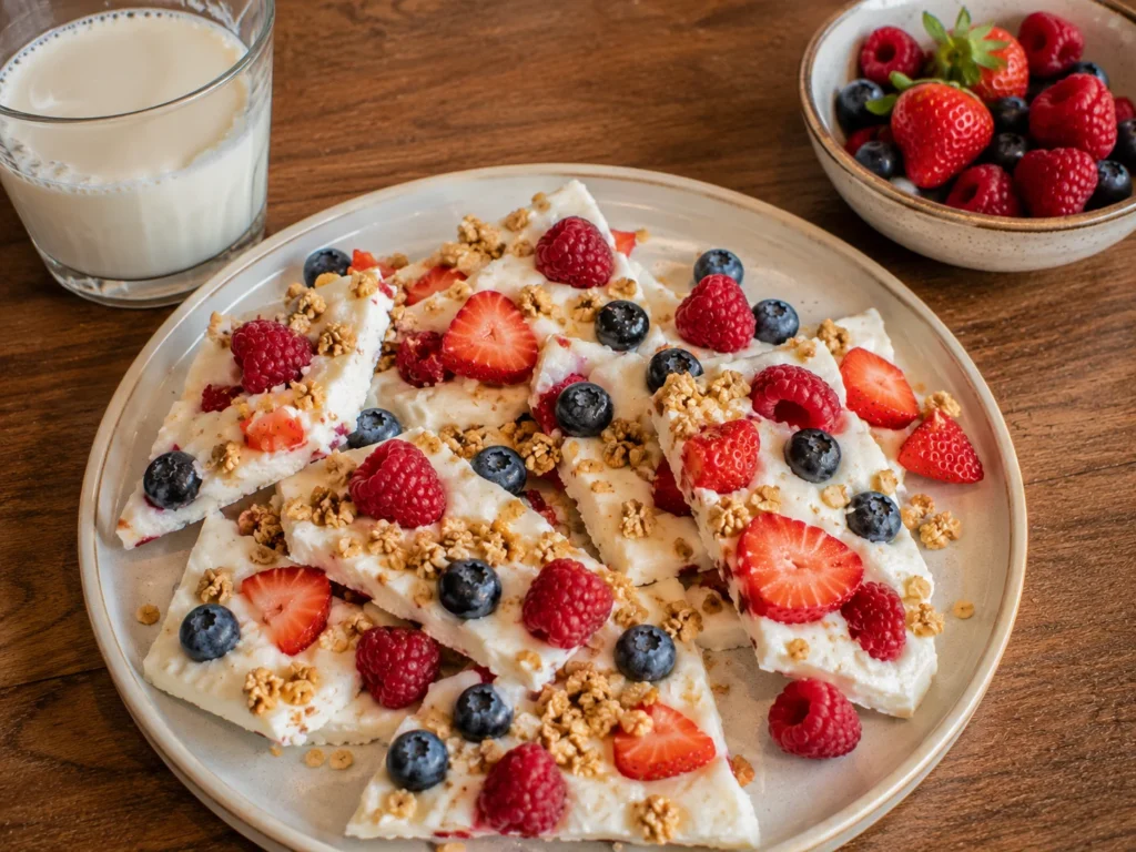 Frozen Yogurt Bark