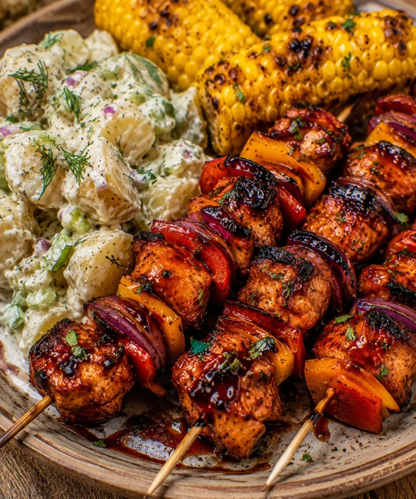 BBQ Chicken Skewers
